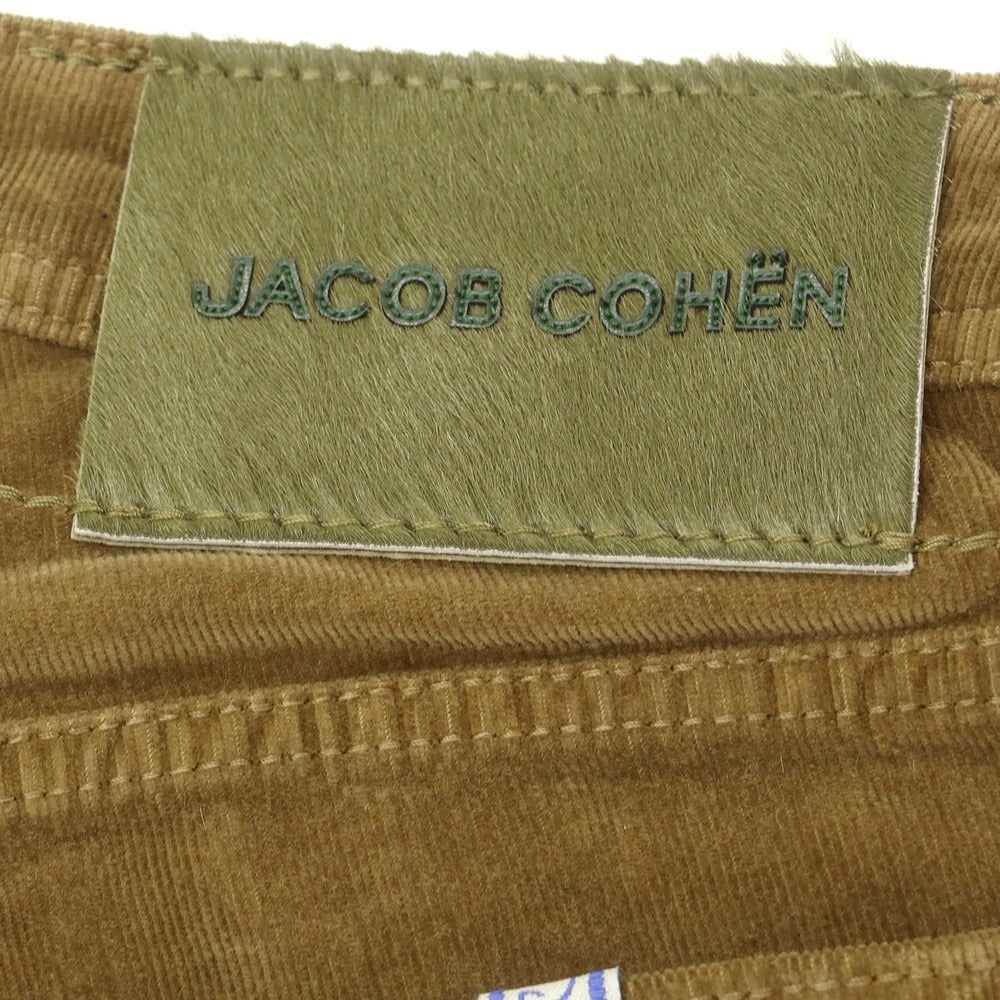 【新品】ヤコブコーエン JACOB COHEN NICK ストレッチコットン 細畝 コーデュロイパンツ カーキ【サイズ29】【 状態ランクN 】【 メンズ 】[DPD]