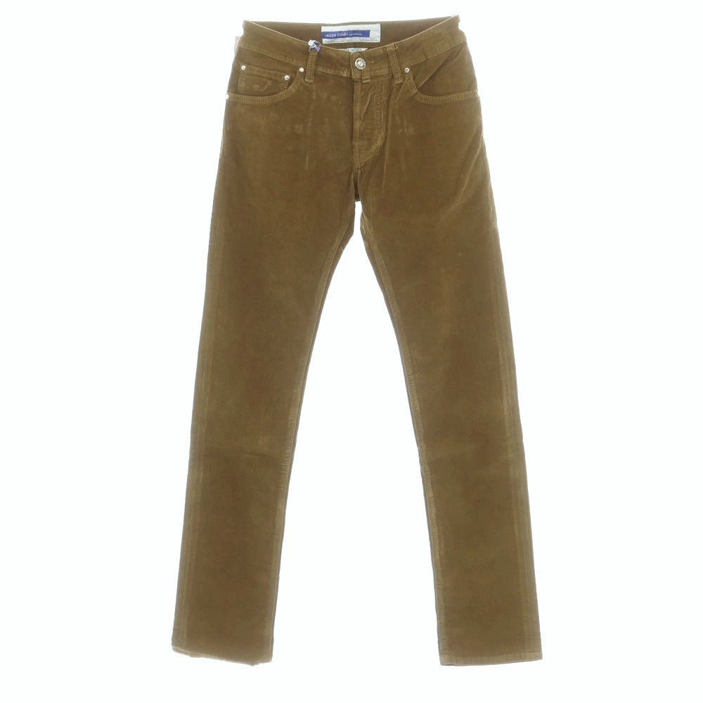 【新品】ヤコブコーエン JACOB COHEN NICK ストレッチコットン 細畝 コーデュロイパンツ カーキ【サイズ29】【 状態ランクN 】【 メンズ 】[DPD]