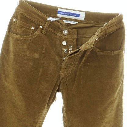 【新品】ヤコブコーエン JACOB COHEN NICK ストレッチコットン 細畝 コーデュロイパンツ カーキ【 30 】【 状態ランクN 】【 メンズ 】