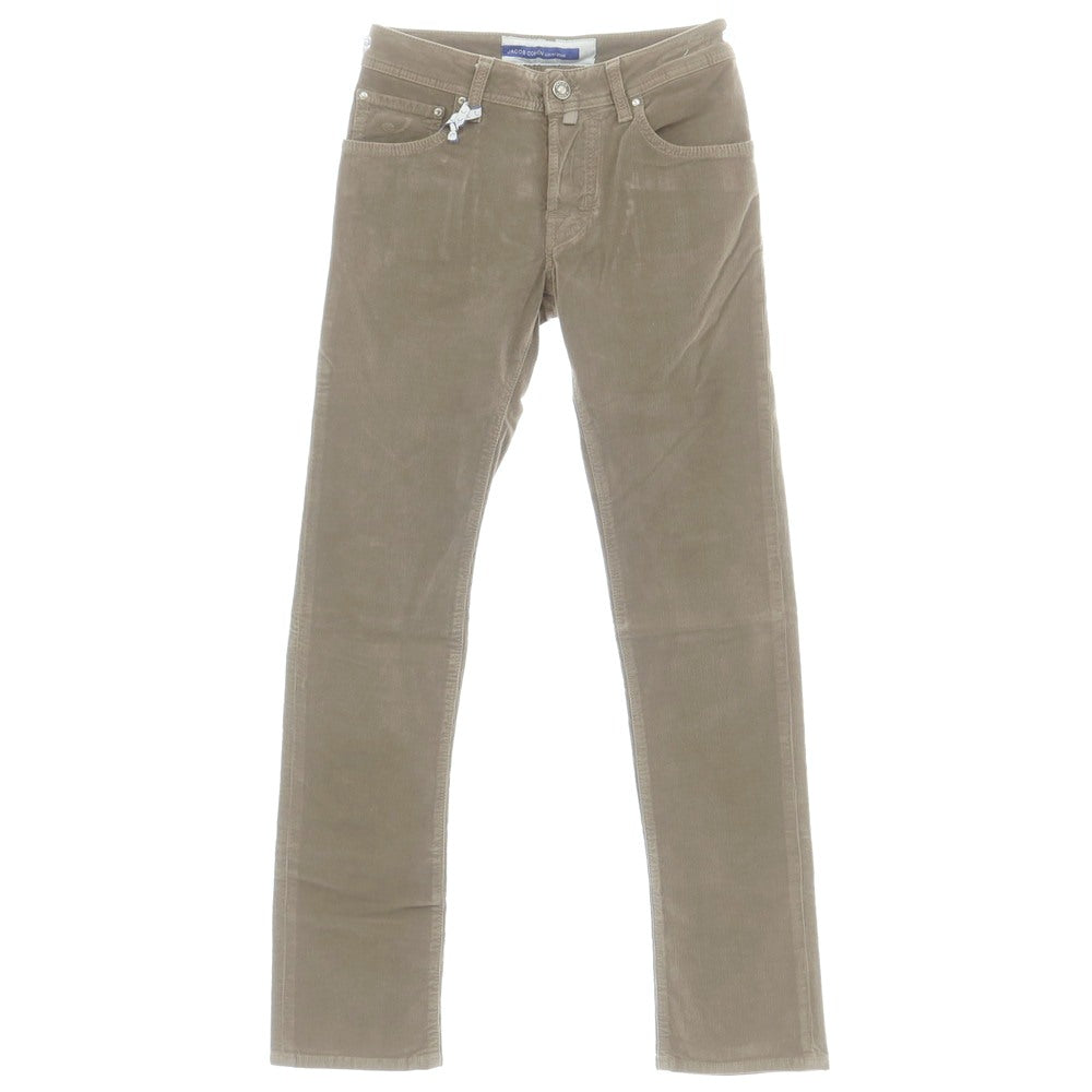 【新品】ヤコブコーエン JACOB COHEN NICK ストレッチコットン 細畝 コーデュロイパンツ グレージュ【 28 】【 状態ランクN 】【 メンズ 】