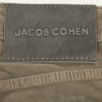 【新品】ヤコブコーエン JACOB COHEN NICK ストレッチコットン 細畝 コーデュロイパンツ グレージュ【 28 】【 状態ランクN 】【 メンズ 】