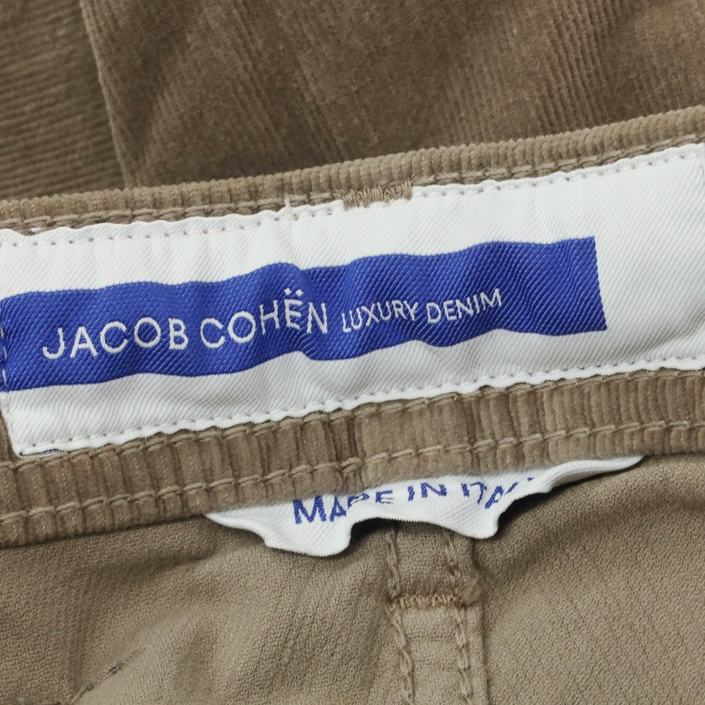 【新品】ヤコブコーエン JACOB COHEN NICK ストレッチコットン 細畝 コーデュロイパンツ グレージュ【サイズ29】【 状態ランクN 】【 メンズ 】[DPD]