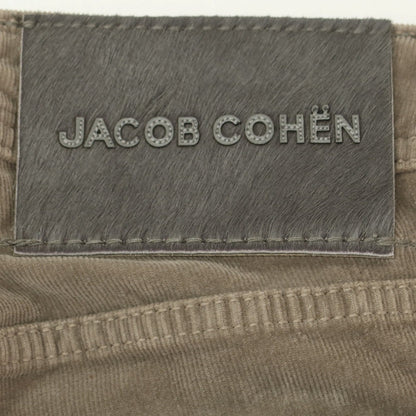 【新品】ヤコブコーエン JACOB COHEN NICK ストレッチコットン 細畝 コーデュロイパンツ グレージュ【 29 】【 状態ランクN 】【 メンズ 】