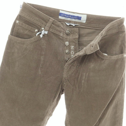 【新品】ヤコブコーエン JACOB COHEN NICK ストレッチコットン 細畝 コーデュロイパンツ グレージュ【 29 】【 状態ランクN 】【 メンズ 】