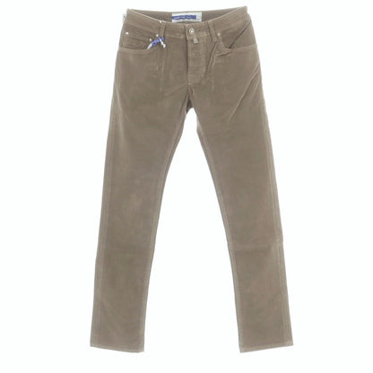 【新品】ヤコブコーエン JACOB COHEN NICK ストレッチコットン 細畝 コーデュロイパンツ グレージュ【 30 】【 状態ランクN 】【 メンズ 】