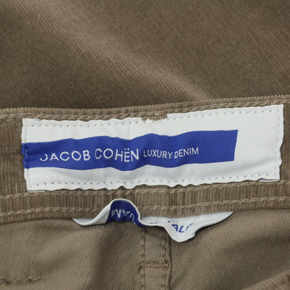 【新品】ヤコブコーエン JACOB COHEN NICK ストレッチコットン 細畝 コーデュロイパンツ グレージュ【 30 】【 状態ランクN 】【 メンズ 】