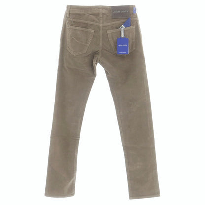 【新品】ヤコブコーエン JACOB COHEN NICK ストレッチコットン 細畝 コーデュロイパンツ グレージュ【 30 】【 状態ランクN 】【 メンズ 】