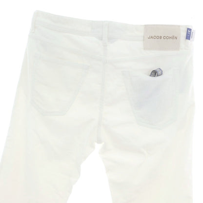 【新品】ヤコブコーエン JACOB COHEN SCOTT ストレッチ コーデュロイパンツ ホワイト【 34 】【 状態ランクN 】【 メンズ 】