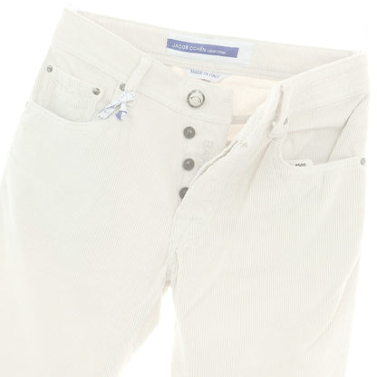 【新品】ヤコブコーエン JACOB COHEN BARD ストレッチ コーデュロイパンツ オフホワイト【 28 】【 状態ランクN 】【 メンズ 】