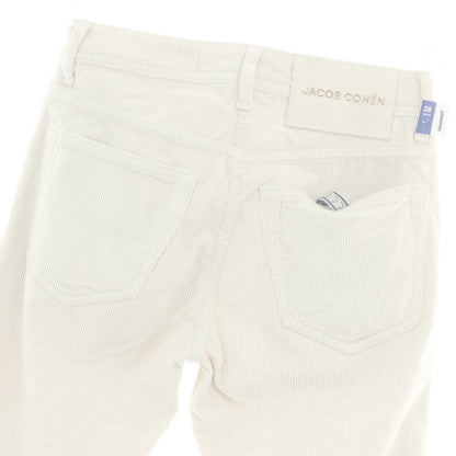 【新品】ヤコブコーエン JACOB COHEN BARD ストレッチ コーデュロイパンツ オフホワイト【 28 】【 状態ランクN 】【 メンズ 】