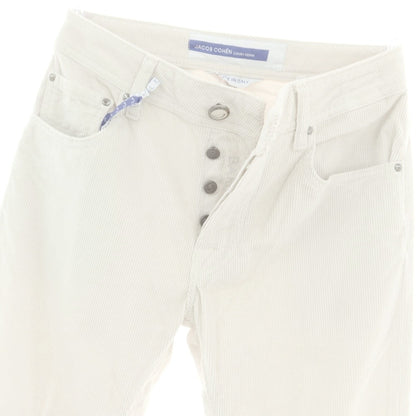 【新品】ヤコブコーエン JACOB COHEN BARD ストレッチ コーデュロイパンツ オフホワイト【 29 】【 状態ランクN 】【 メンズ 】