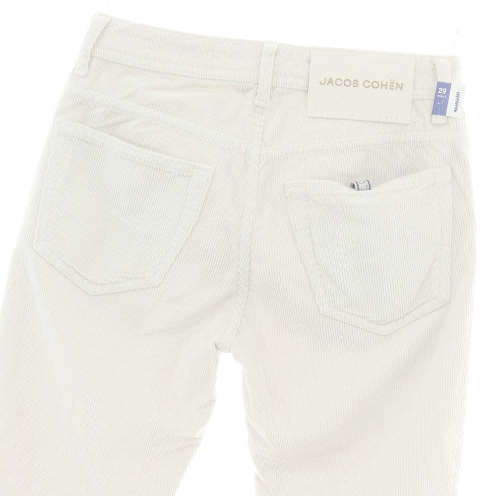 【新品】ヤコブコーエン JACOB COHEN BARD ストレッチ コーデュロイパンツ オフホワイト【 29 】【 状態ランクN 】【 メンズ 】