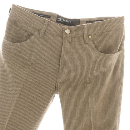 【新品】ヤコブコーエン JACOB COHEN SCOTT ストレッチ コーデュロイパンツ アッシュブラウン【 34 】【 状態ランクN 】【 メンズ 】