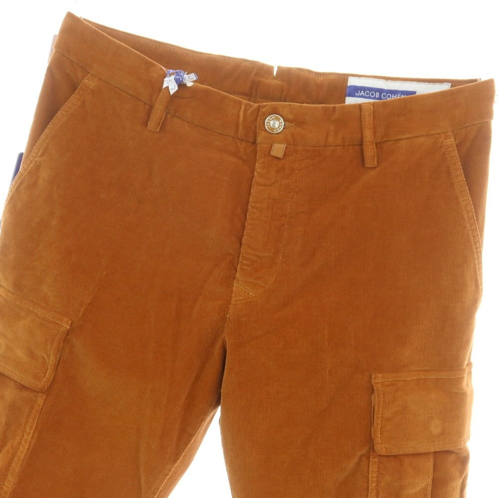 【新品】ヤコブコーエン JACOB COHEN RYAN ストレッチ コーデュロイパンツ オレンジブラウン【 34 】【 状態ランクN 】【 メンズ 】
