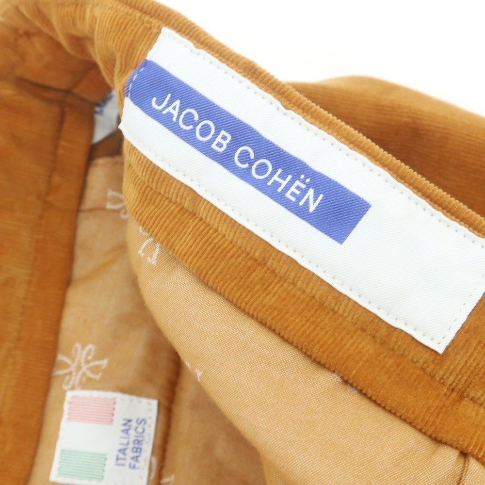 【新品】ヤコブコーエン JACOB COHEN RYAN ストレッチ コーデュロイパンツ オレンジブラウン【サイズ34】【 状態ランクN 】【 メンズ 】[DPD]