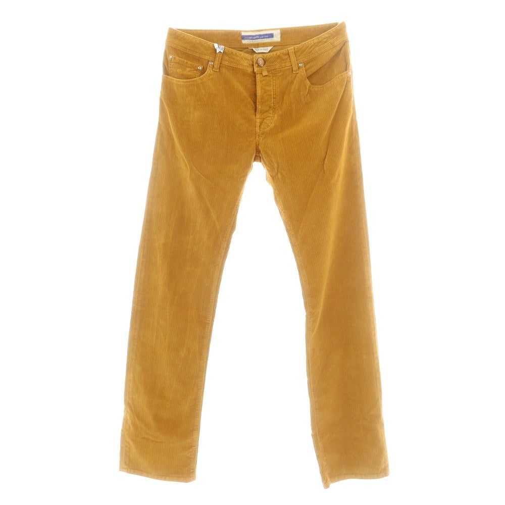 【新品】ヤコブコーエン JACOB COHEN EDUARD ストレッチ コーデュロイパンツ オレンジブラウン【サイズ34】【 状態ランクN 】【 メンズ 】[DPD]