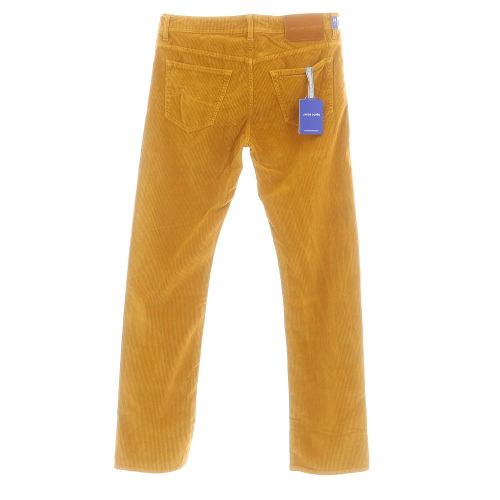 【新品】ヤコブコーエン JACOB COHEN EDUARD ストレッチ コーデュロイパンツ オレンジブラウン【サイズ34】【 状態ランクN 】【 メンズ 】[DPD]