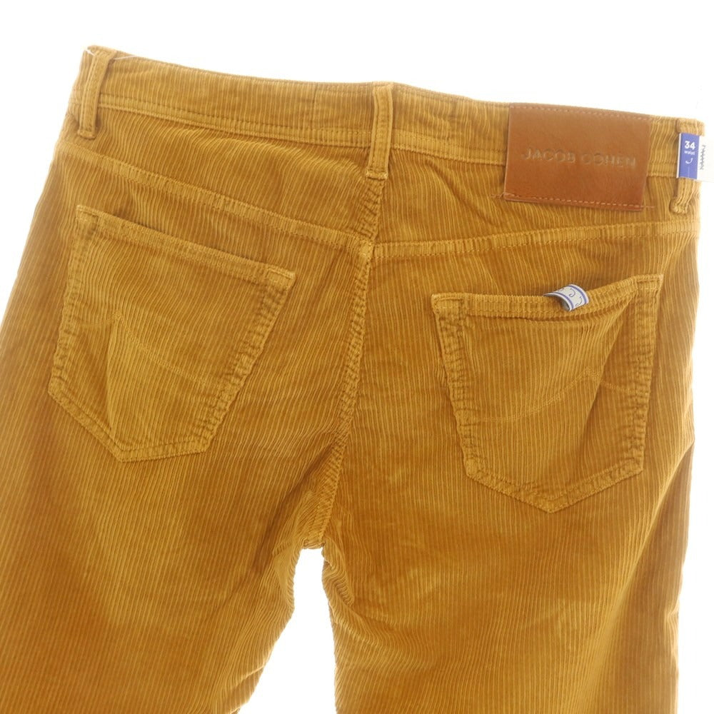 【新品】ヤコブコーエン JACOB COHEN EDUARD ストレッチ コーデュロイパンツ オレンジブラウン【サイズ34】【 状態ランクN 】【 メンズ 】[DPD]