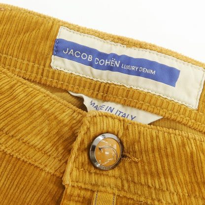 【新品】ヤコブコーエン JACOB COHEN EDUARD ストレッチ コーデュロイパンツ オレンジブラウン【 34 】【 状態ランクN 】【 メンズ 】