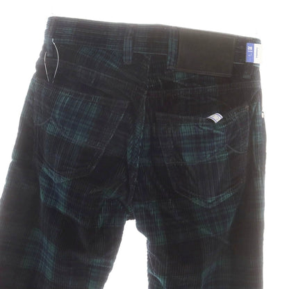 【新品】ヤコブコーエン JACOB COHEN BARD ストレッチ コーデュロイパンツ グリーンxブラック×ネイビー【 28 】【 状態ランクN 】【 メンズ 】