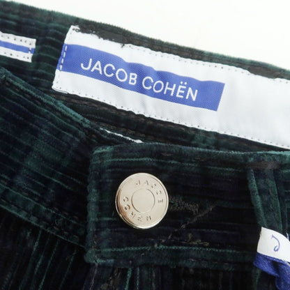 【新品】ヤコブコーエン JACOB COHEN BARD ストレッチ コーデュロイパンツ グリーンxブラック×ネイビー【 28 】【 状態ランクN 】【 メンズ 】