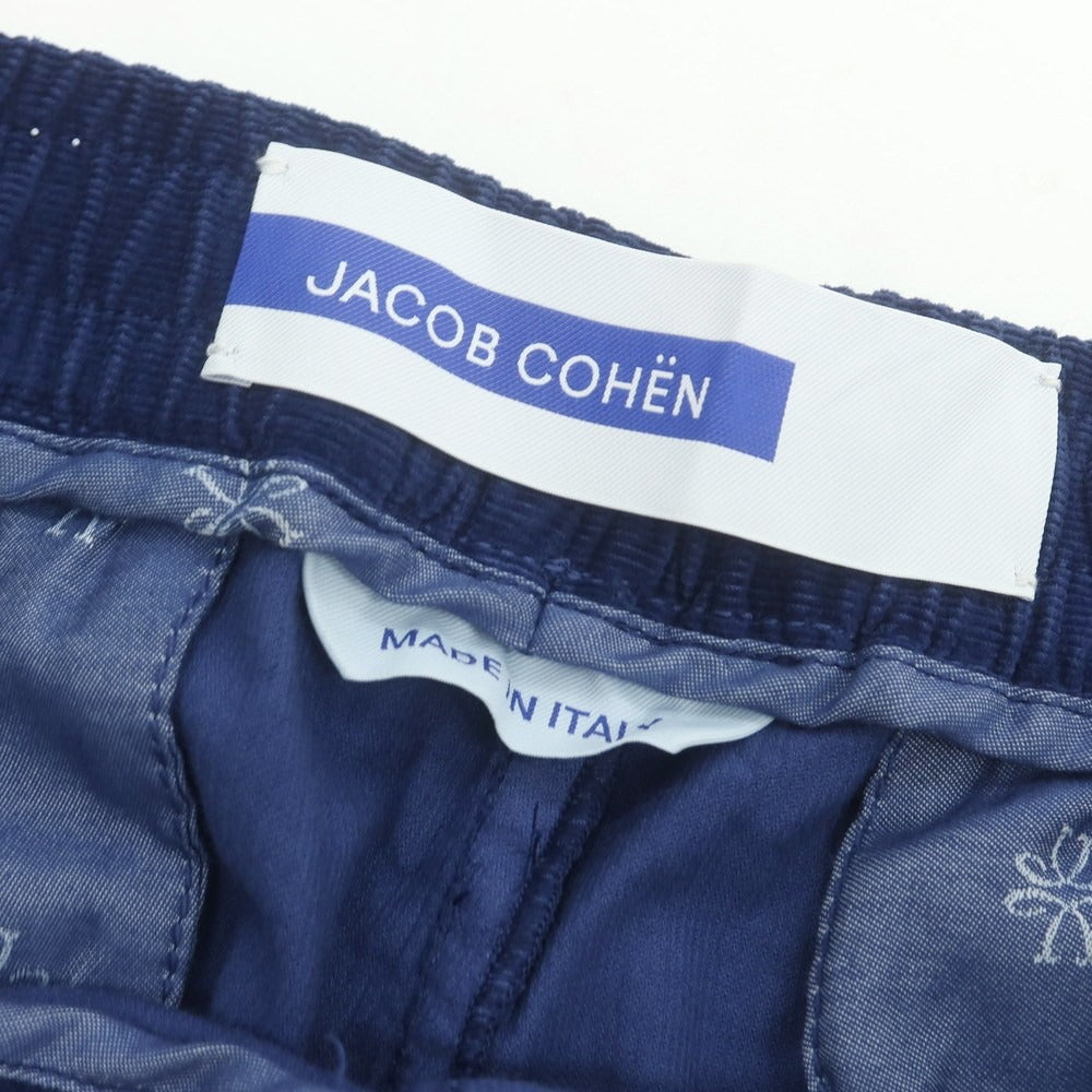 【新品】ヤコブコーエン JACOB COHEN DANIEL ストレッチ コーデュロイパンツ ネイビー【サイズL】【 状態ランクN 】【 メンズ 】[DPD]