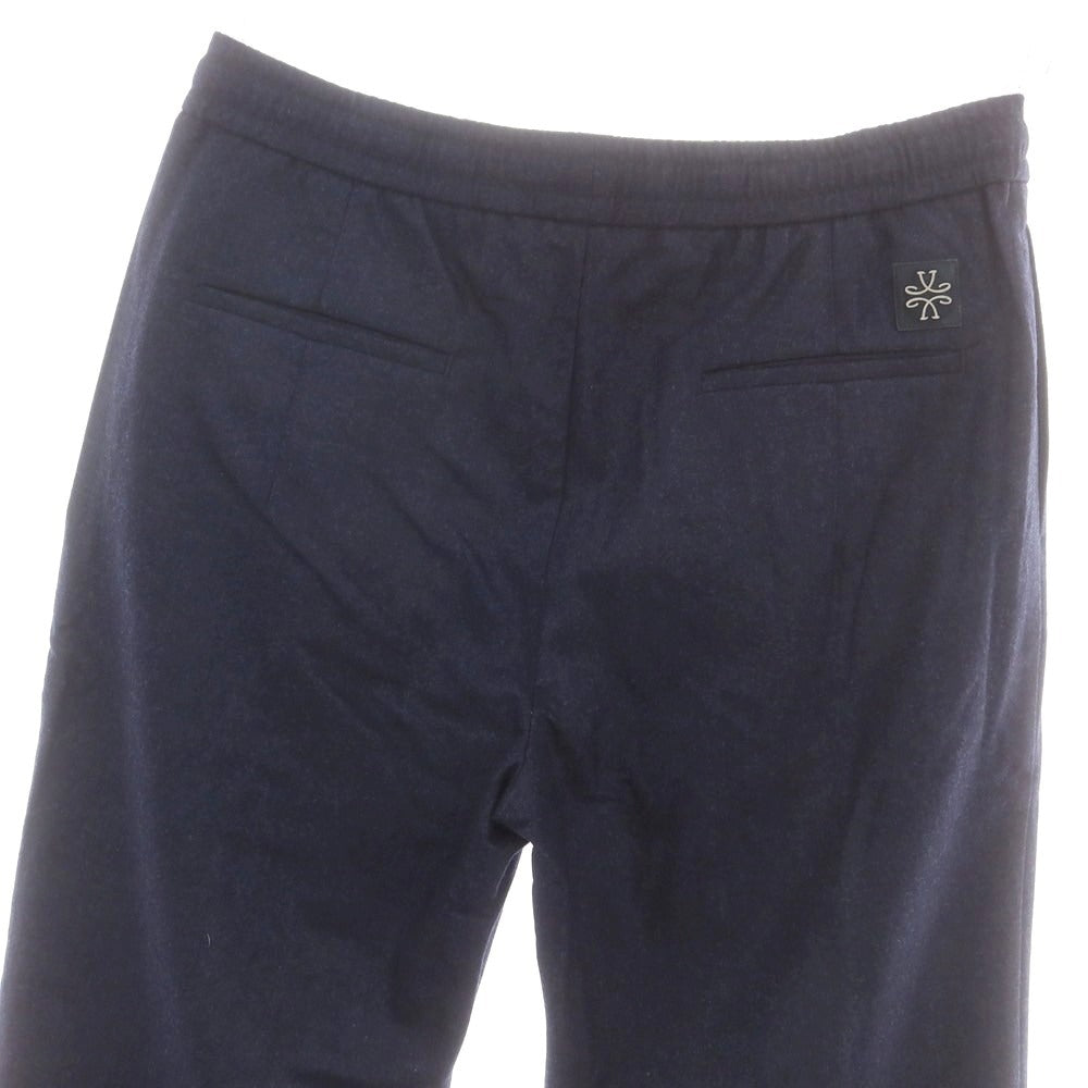 【新品】ヤコブコーエン JACOB COHEN DANIEL ストレッチウール イージーパンツ ネイビー【 L 】【 状態ランクN 】【 メンズ 】