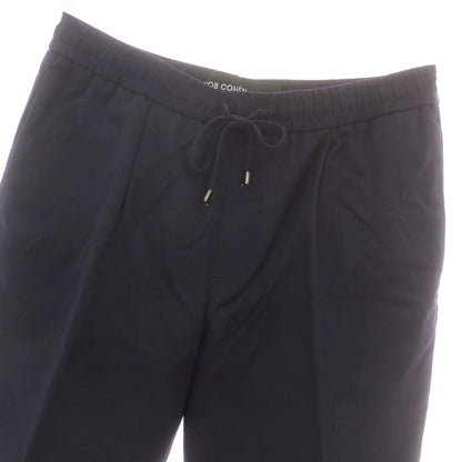 【新品】ヤコブコーエン JACOB COHEN DANIEL ウール イージーパンツ ダークネイビー【 L 】【 状態ランクN 】【 メンズ 】