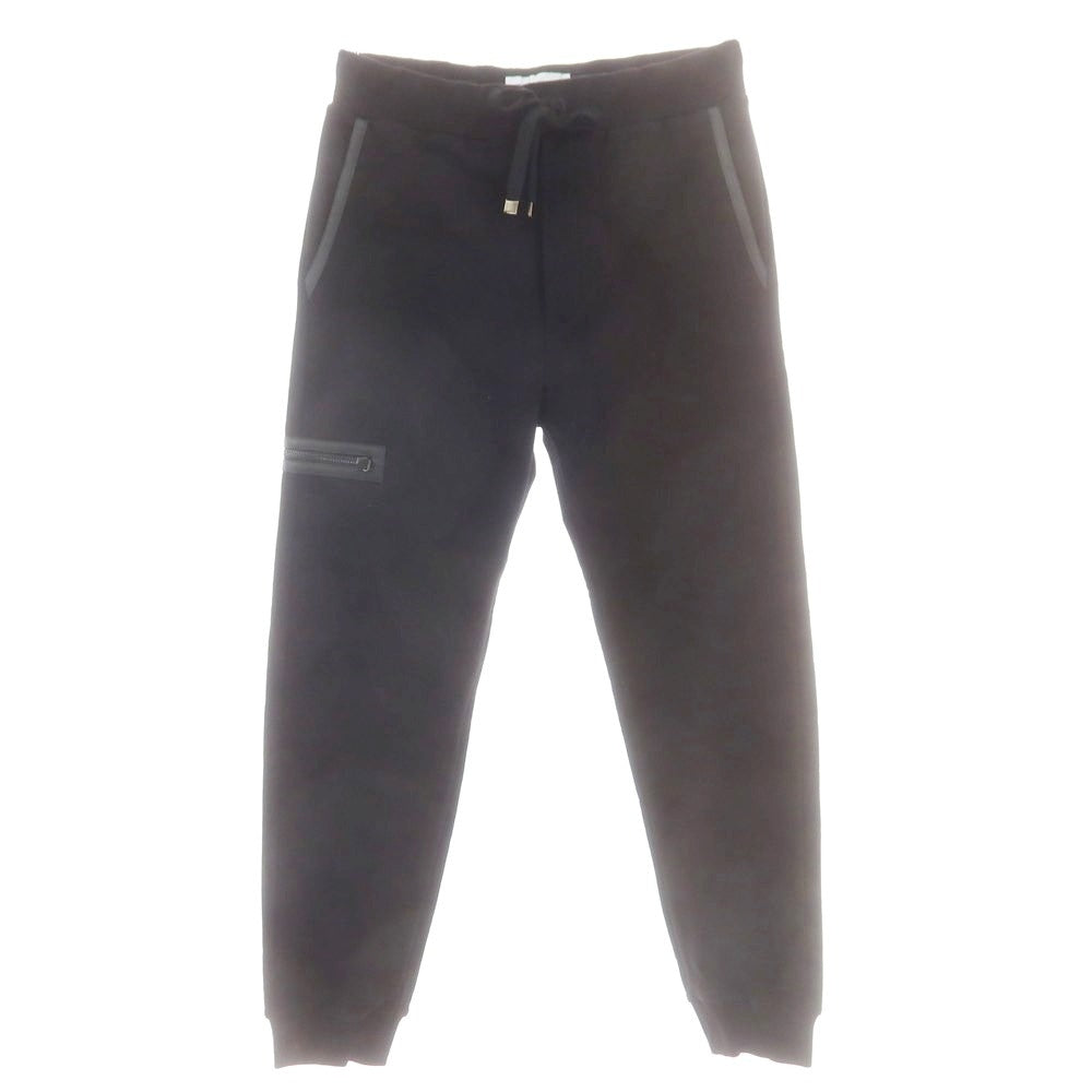 【新品】ヤコブコーエン JACOB COHEN 裾リブ スウェットパンツ ブラック【サイズL】【 状態ランクN 】【 メンズ 】 [DPD]