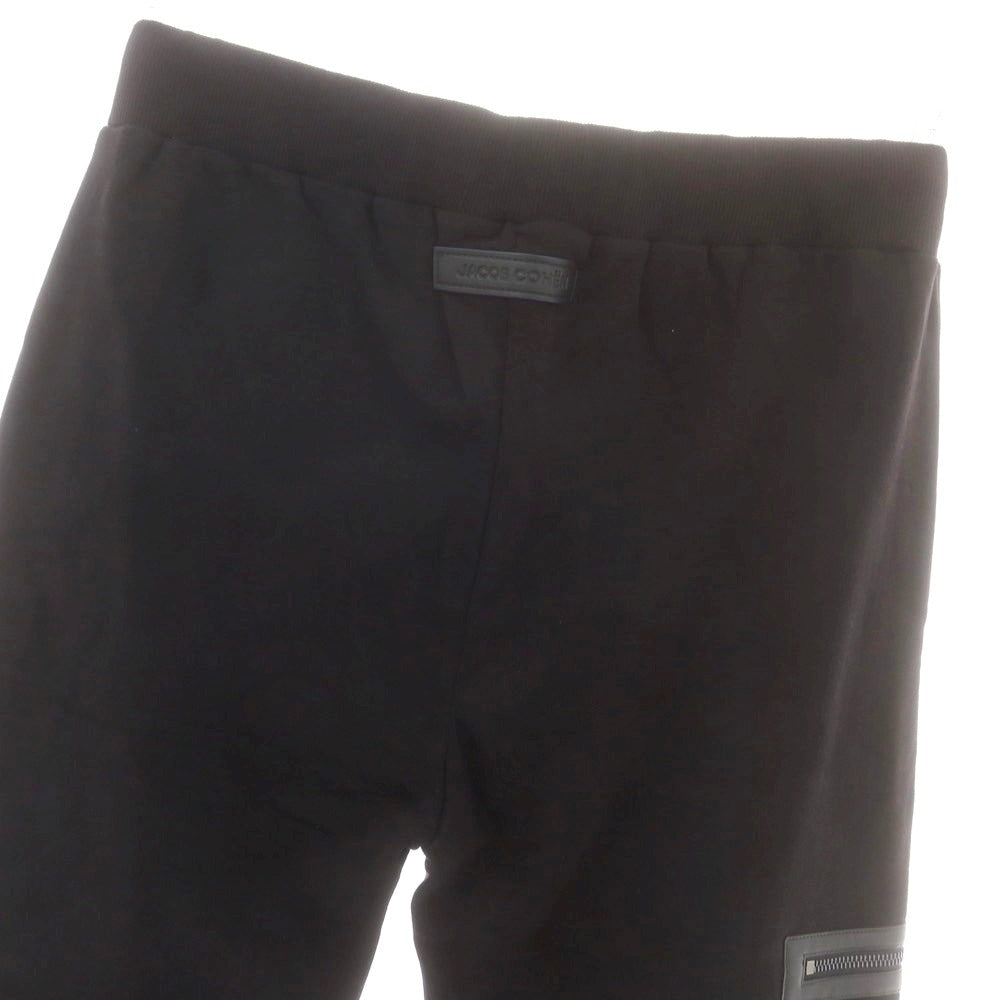【新品】ヤコブコーエン JACOB COHEN 裾リブ スウェットパンツ ブラック【サイズL】【 状態ランクN 】【 メンズ 】 [DPD]