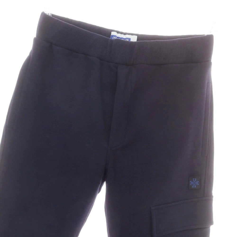 【新品】ヤコブコーエン JACOB COHEN 裾リブ スウェットパンツ ネイビー【 L 】【 状態ランクN 】【 メンズ 】
