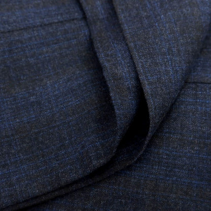 【新品】ヤコブコーエン JACOB COHEN EDUARD ウール チェック 5ポケットパンツ ネイビーxブラック【 34 】【 状態ランクN 】【 メンズ 】