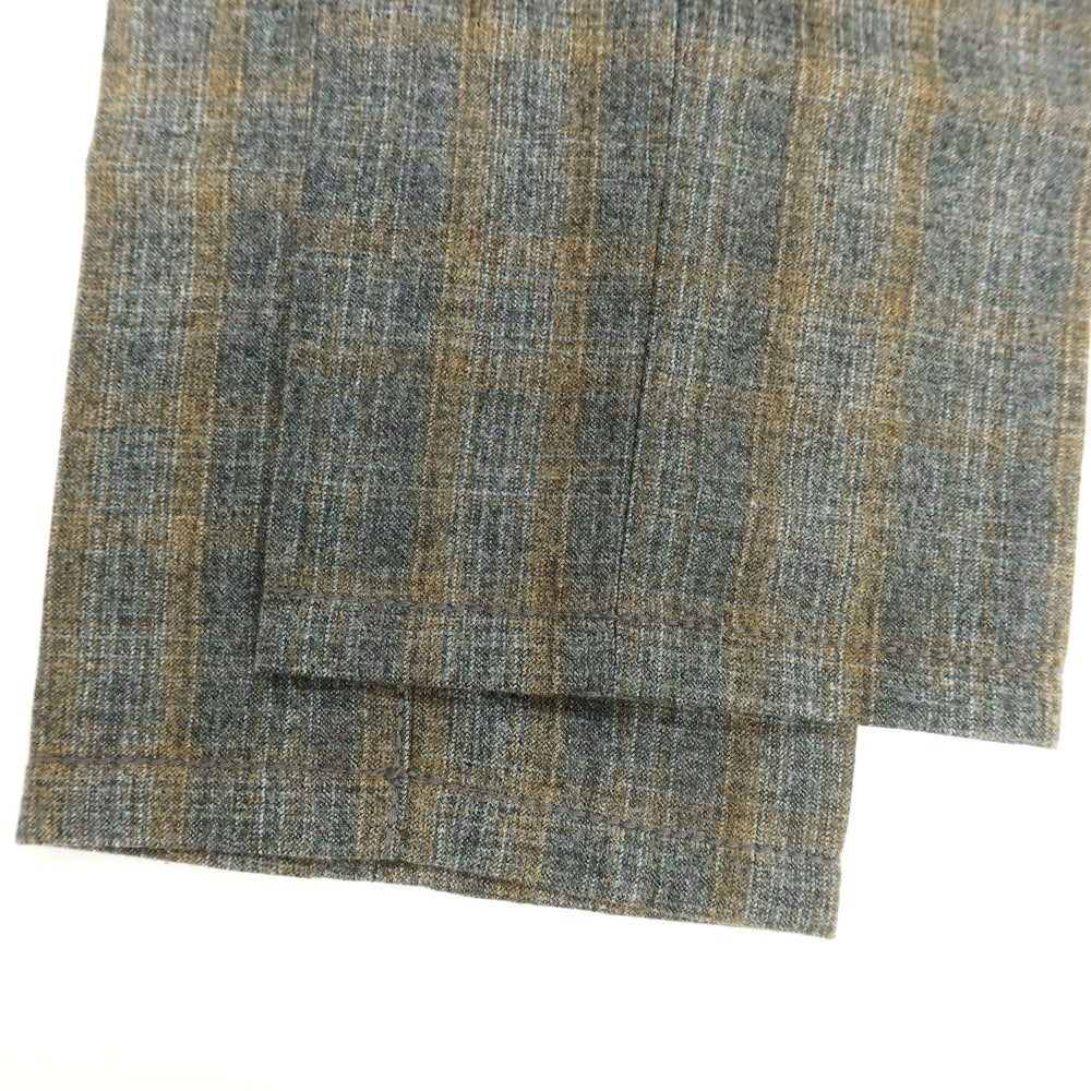 【新品】ヤコブコーエン JACOB COHEN LENNY ウール チェック 5ポケットパンツ グレーxベージュ【サイズ34】【 状態ランクN 】【 メンズ 】[DPD]