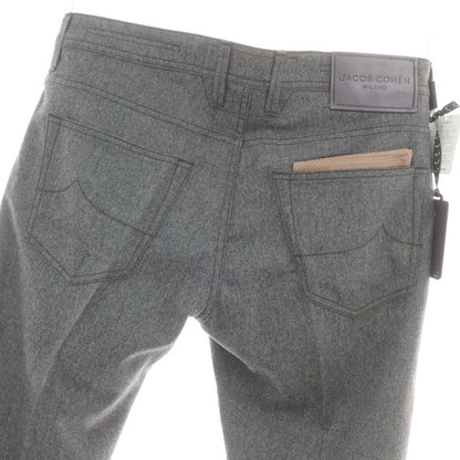【新品】ヤコブコーエン JACOB COHEN LENNY ストレッチウール 5ポケットパンツ グレー【 34 】【 状態ランクN 】【 メンズ 】