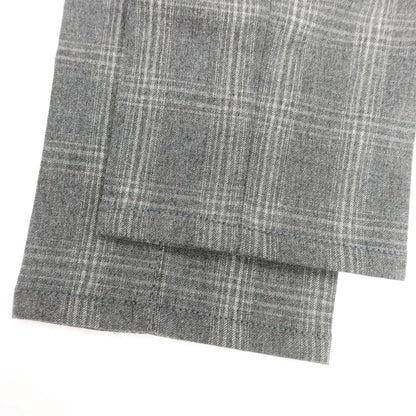 【新品】ヤコブコーエン JACOB COHEN SCOTT ストレッチウールカシミヤ チェック 5ポケットパンツ グレーxホワイト【 34 】【 状態ランクN 】【 メンズ 】