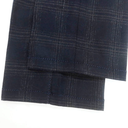 【新品】ヤコブコーエン JACOB COHEN NICK ストレッチウールカシミヤ チェック 5ポケットパンツ ダークネイビーxダークグレー【 34 】【 状態ランクN 】【 メンズ 】