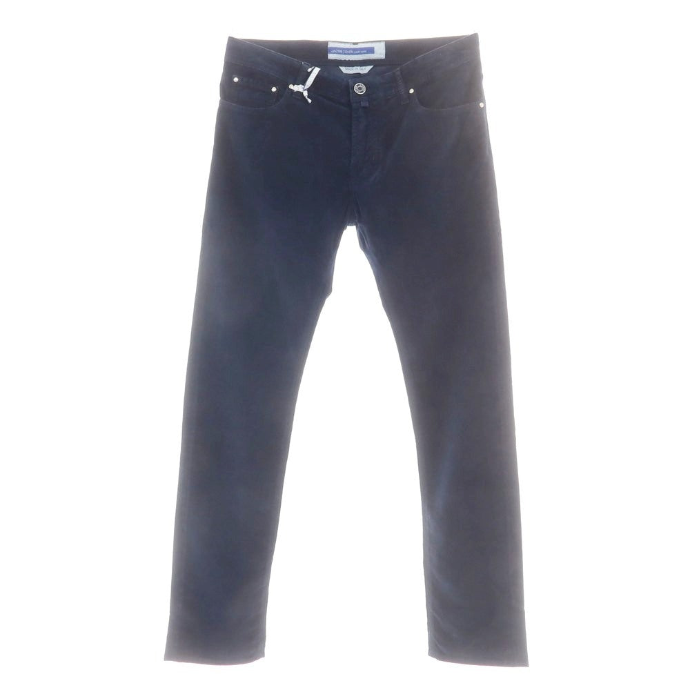 【新品】ヤコブコーエン JACOB COHEN BARD FAST ストレッチコットンリヨセル 5ポケットパンツ ネイビー【 34 】【 状態ランクN 】【 メンズ 】