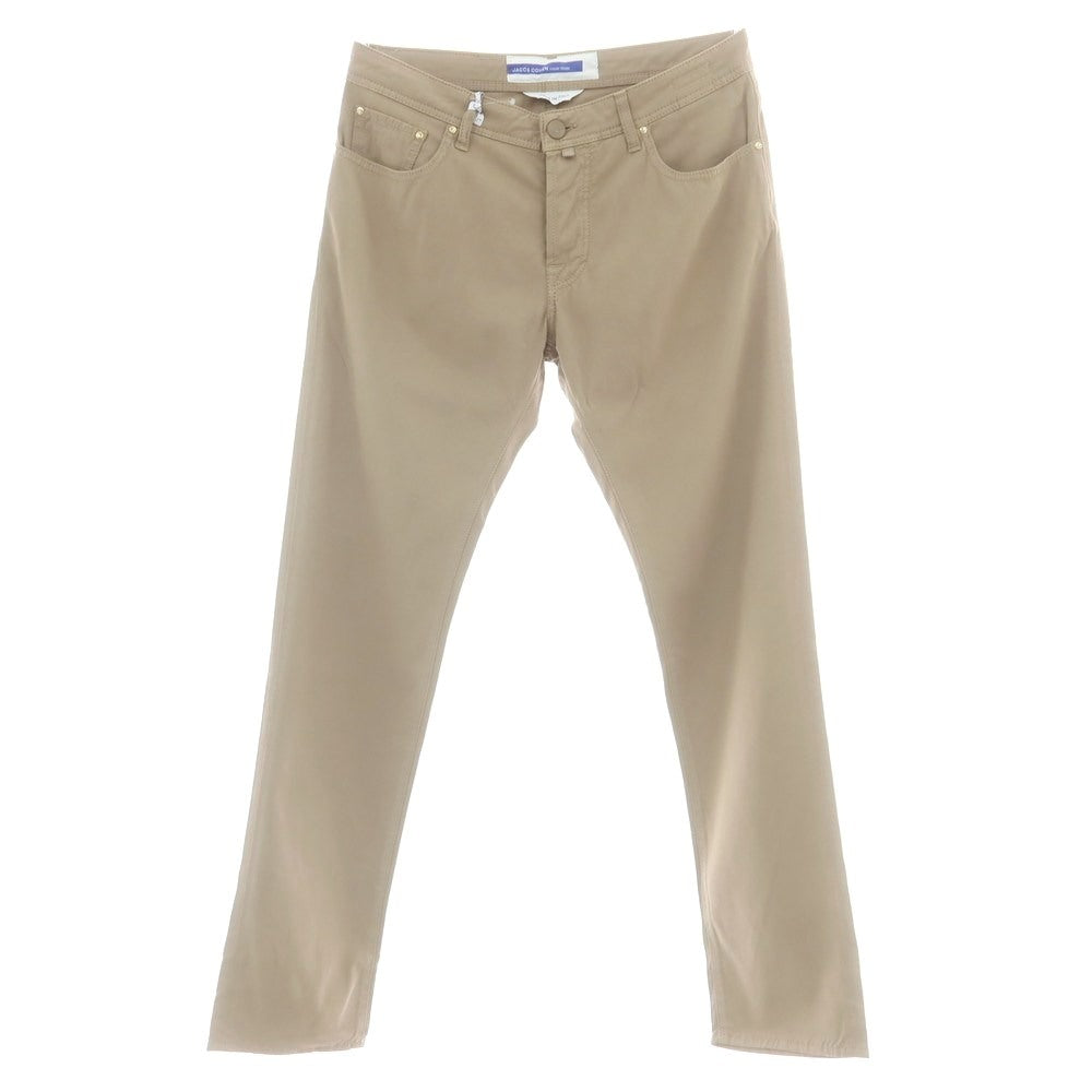 【新品】ヤコブコーエン JACOB COHEN BARD ストレッチレーヨンコットン 5ポケットパンツ ダークベージュ【 34 】【 状態ランクN 】【 メンズ 】