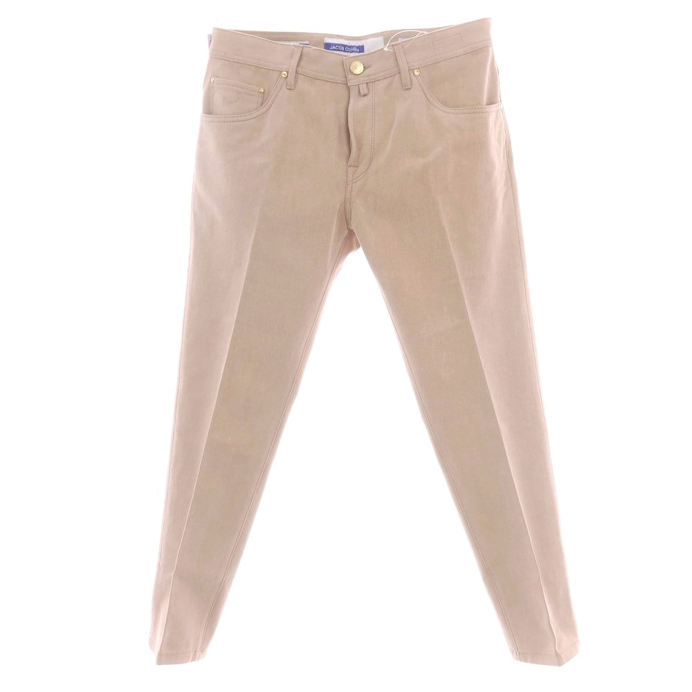 【新品】ヤコブコーエン JACOB COHEN SCOTT コットン デニムパンツ ピンクベージュ【 34 】【 状態ランクN 】【 メンズ 】