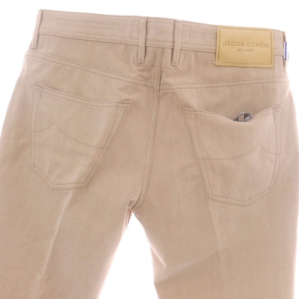 【新品】ヤコブコーエン JACOB COHEN SCOTT コットン デニムパンツ ピンクベージュ【 34 】【 状態ランクN 】【 メンズ 】