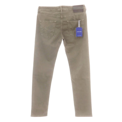 【新品アウトレット】ヤコブコーエン JACOB COHEN LENNY ストレッチコットンリヨセル 5ポケットパンツ グレージュ【 34 】【 状態ランクN- 】【 メンズ 】