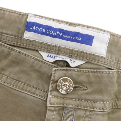 【新品アウトレット】ヤコブコーエン JACOB COHEN LENNY ストレッチコットンリヨセル 5ポケットパンツ グレージュ【 34 】【 状態ランクN- 】【 メンズ 】