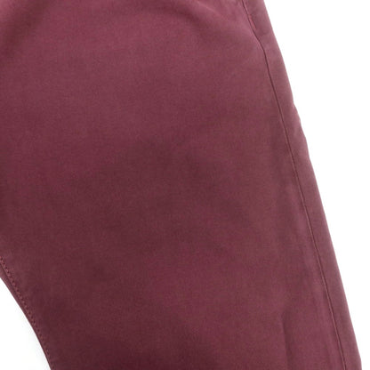 【新品アウトレット】ヤコブコーエン JACOB COHEN LENNY ストレッチコットンレーヨン 5ポケットパンツ ワインレッド【 34 】【 状態ランクN- 】【 メンズ 】