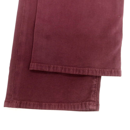 【新品アウトレット】ヤコブコーエン JACOB COHEN LENNY ストレッチコットンレーヨン 5ポケットパンツ ワインレッド【 34 】【 状態ランクN- 】【 メンズ 】