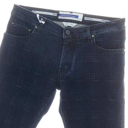 【新品】ヤコブコーエン JACOB COHEN NICK ストレッチコットン ジーンズ デニムパンツ ネイビー【 34 】【 状態ランクN 】【 メンズ 】