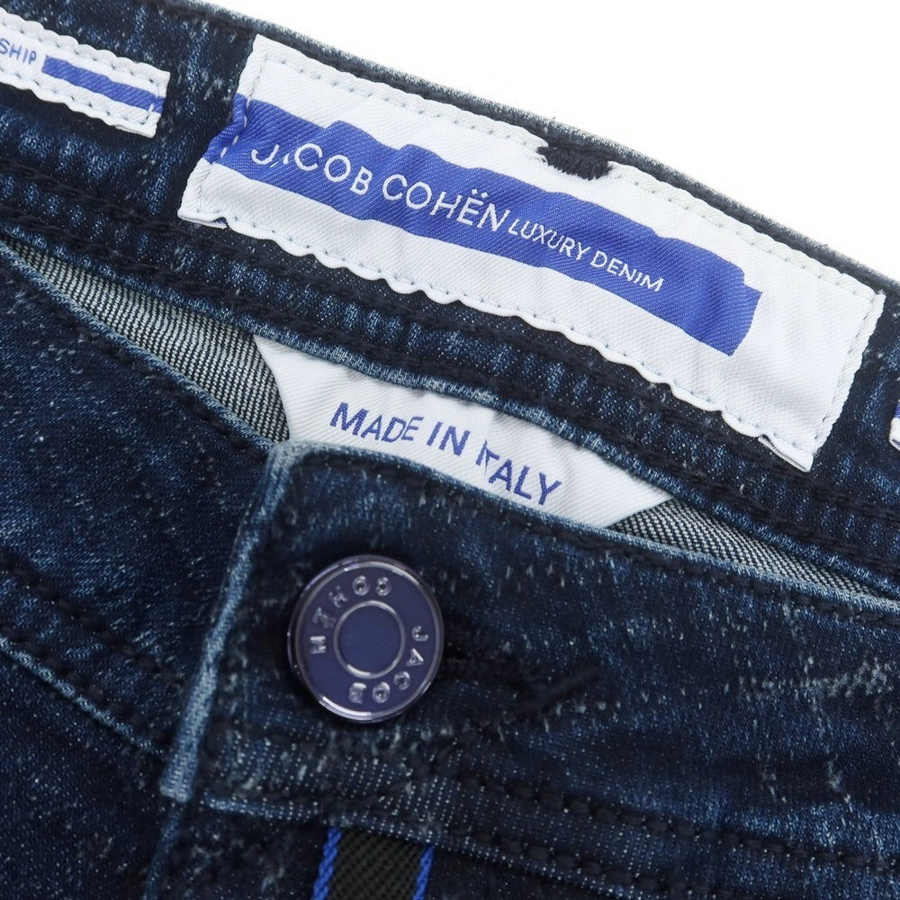 【新品】ヤコブコーエン JACOB COHEN NICK ストレッチコットン ジーンズ デニムパンツ ネイビー【 34 】【 状態ランクN 】【 メンズ 】