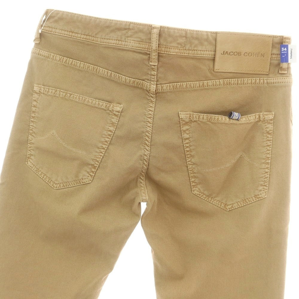 【新品アウトレット】ヤコブコーエン JACOB COHEN LENNY ストレッチコットン 5ポケットパンツ ベージュ【 34 】【 状態ランクN- 】【 メンズ 】