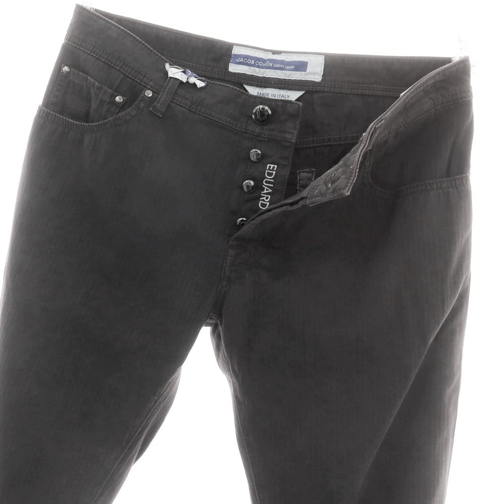 【新品アウトレット】ヤコブコーエン JACOB COHEN EDUARD ストレッチコットン 5ポケットパンツ グレー【 34 】【 状態ランクN- 】【 メンズ 】