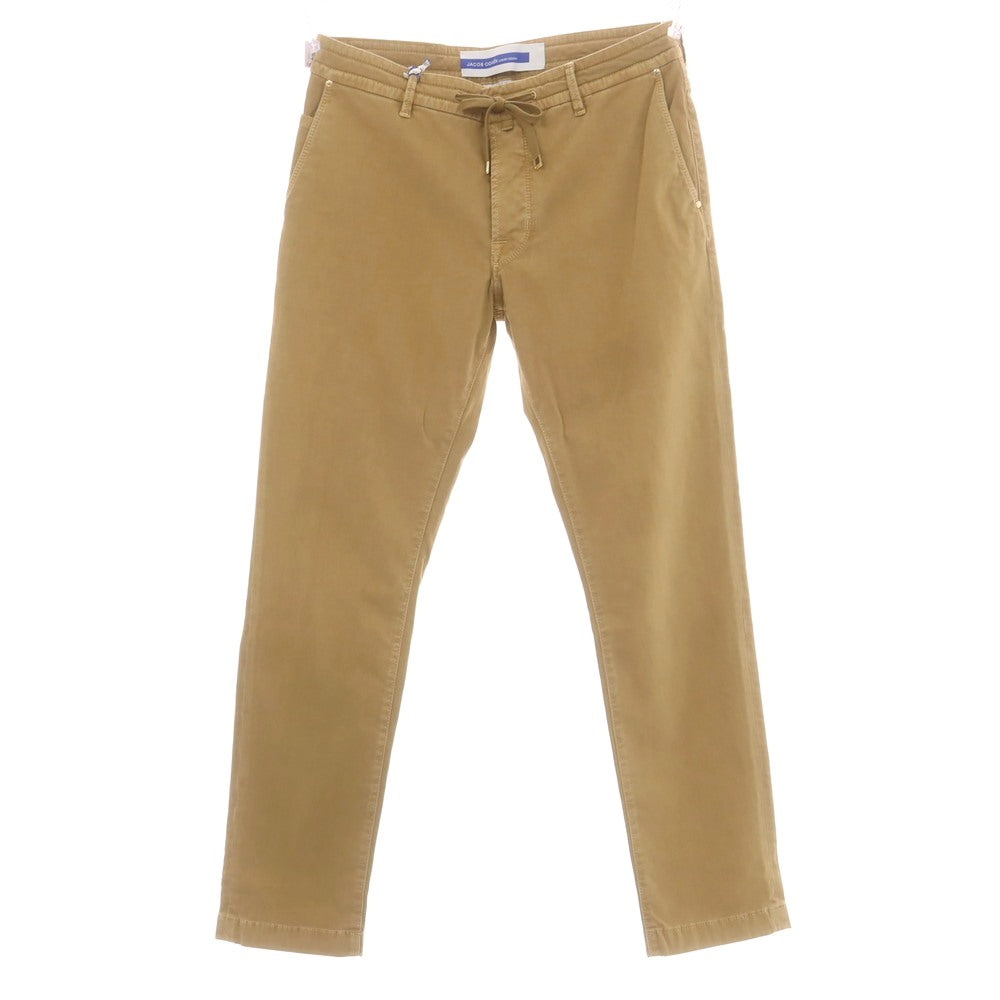【新品アウトレット】ヤコブコーエン JACOB COHEN PHARREL ACTIVE ストレッチコットン イージーパンツ ベージュ【サイズ34】【 状態ランクN- 】【 メンズ 】[EPD]