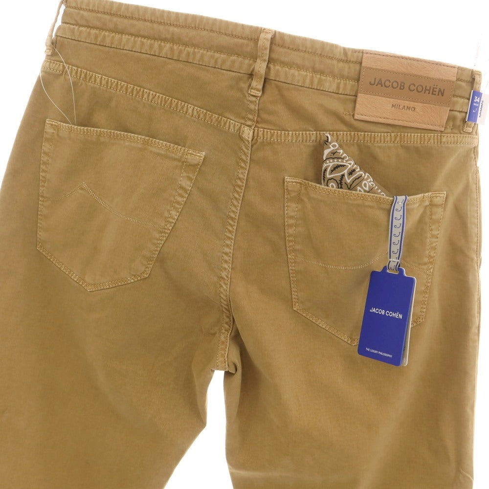 【新品アウトレット】ヤコブコーエン JACOB COHEN PHARREL ACTIVE ストレッチコットン イージーパンツ ベージュ【サイズ34】【 状態ランクN- 】【 メンズ 】[EPD]